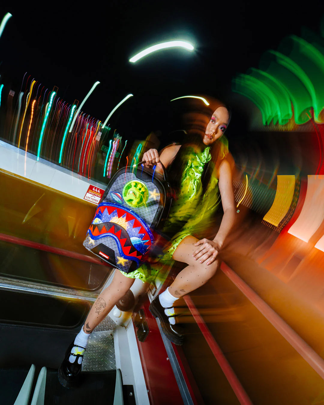 Sprayground Alien Zzzaddy Backpack, view 4