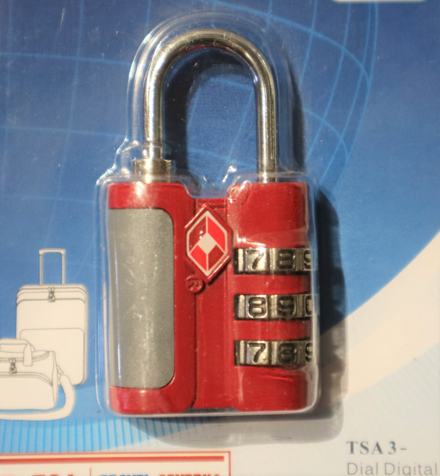 Camel Mountain 530 TSA Approved Lock 3 Dial, view 3