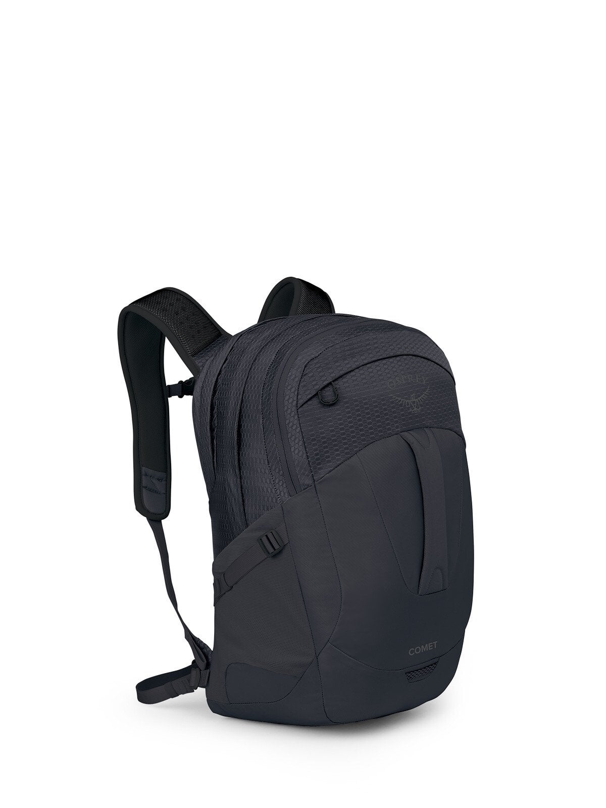 Osprey Comet Backpack 30L in Black — front view