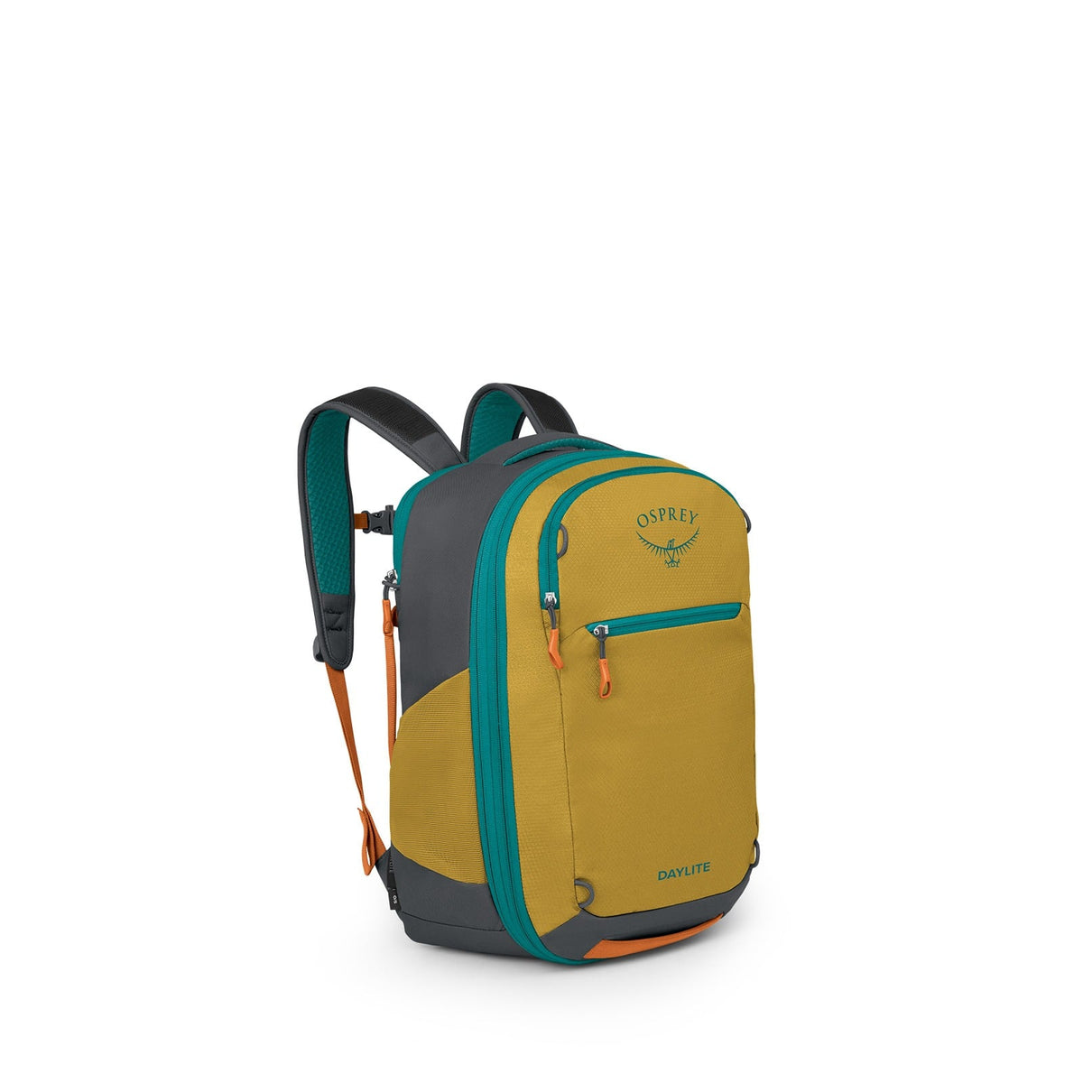 Osprey Daylite Expandable Travel PACK 26+6 in Tumbleweed Yellow/Tunnel Vision — front view # color_Tumbleweed Yellow/Tunnel Vision