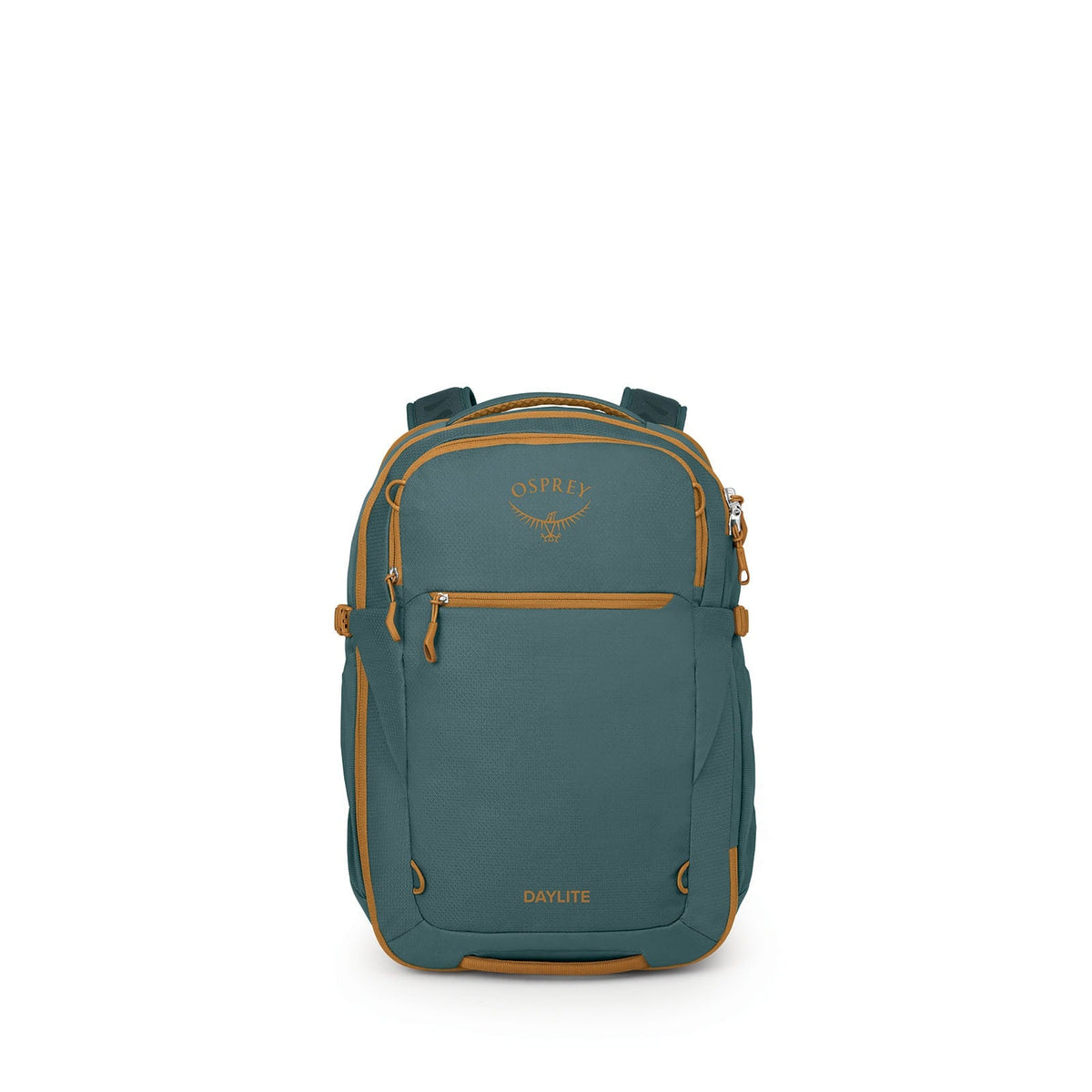 Osprey Daylite Carry-On Travel Pack 35L in Torrent Blue/Barley Brown — front view 2