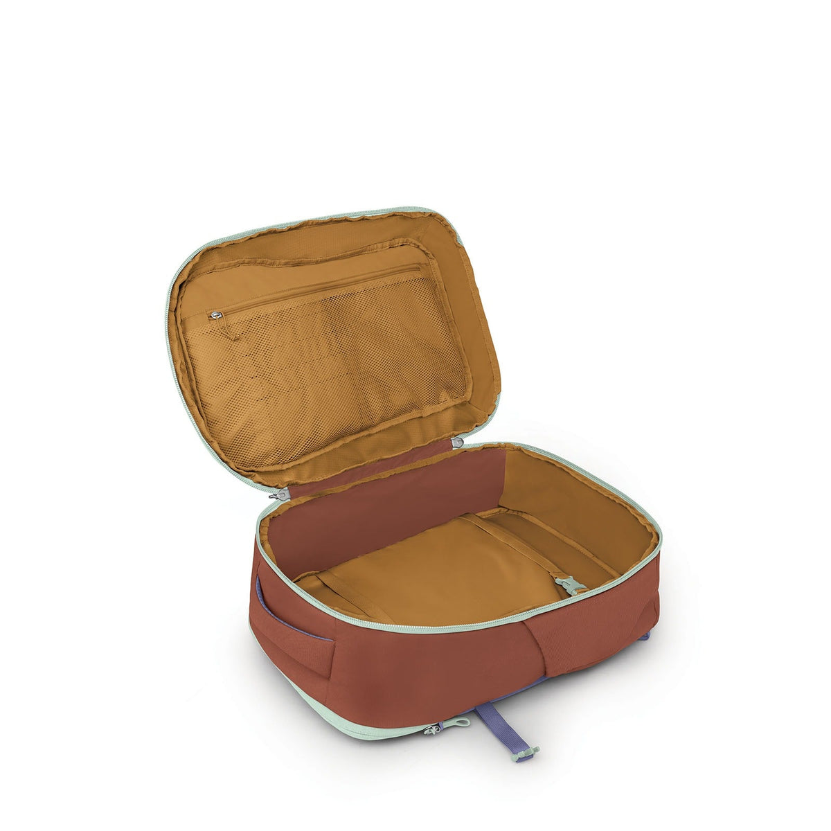 Osprey Daylite Carry-On Travel Pack 35L in Barley Brown — interior view