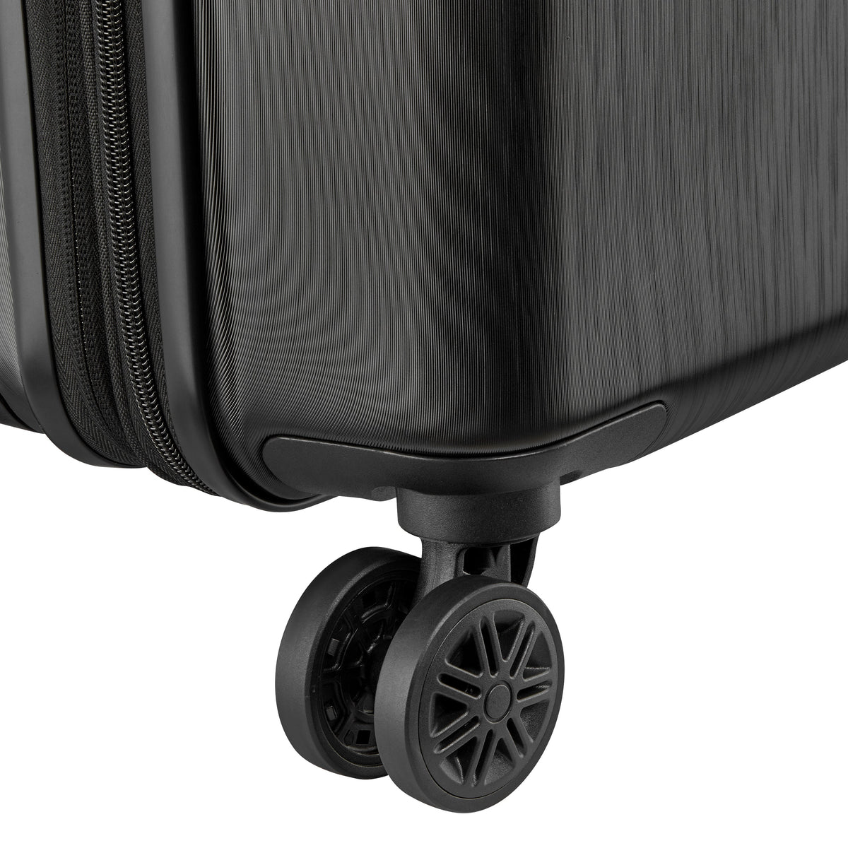 Delsey Cosmique Carry-On Plus Expandable Spinner in Black — detail view 2