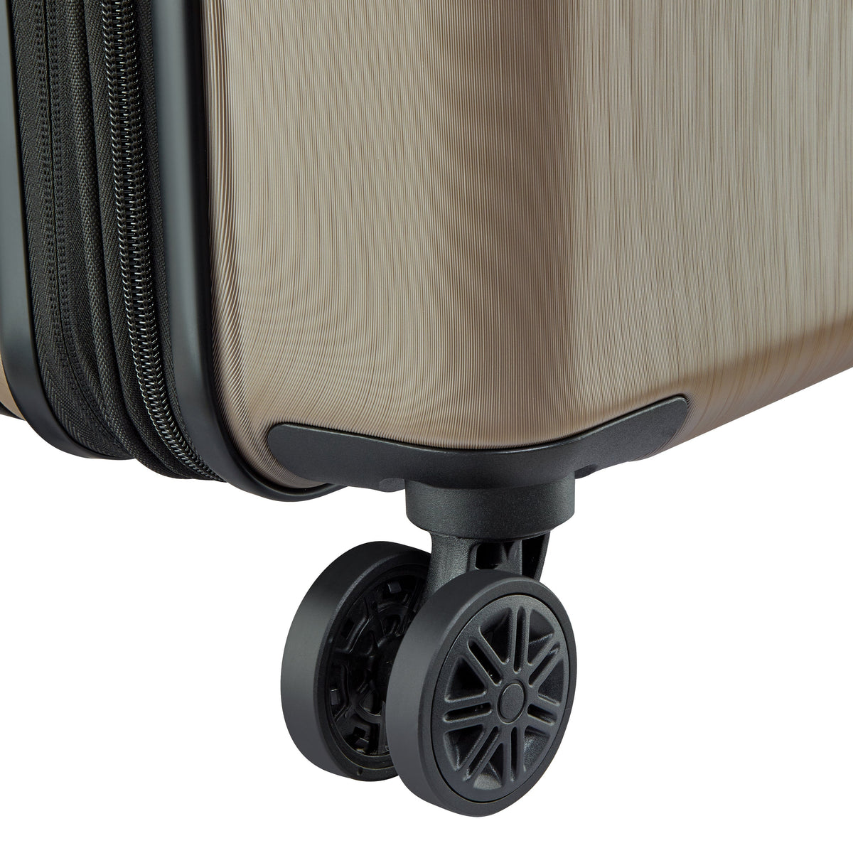 Delsey Cosmique Carry-On Plus Expandable Spinner in Beige — detail view 2