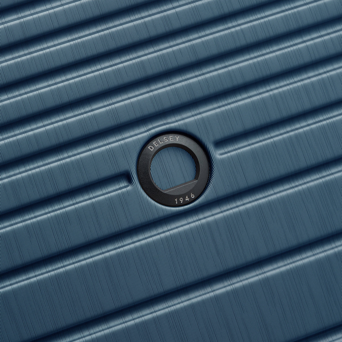 Delsey Cosmique Carry-On Plus Expandable Spinner in Deep Sea Navy — detail view 3