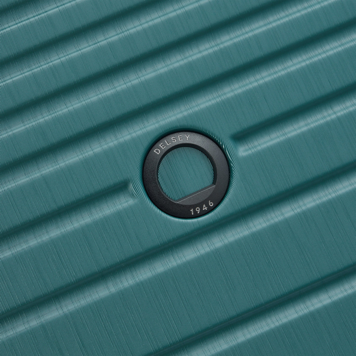 Delsey Cosmique Medium Expandable Spinner in Dark Teal — detail view 3