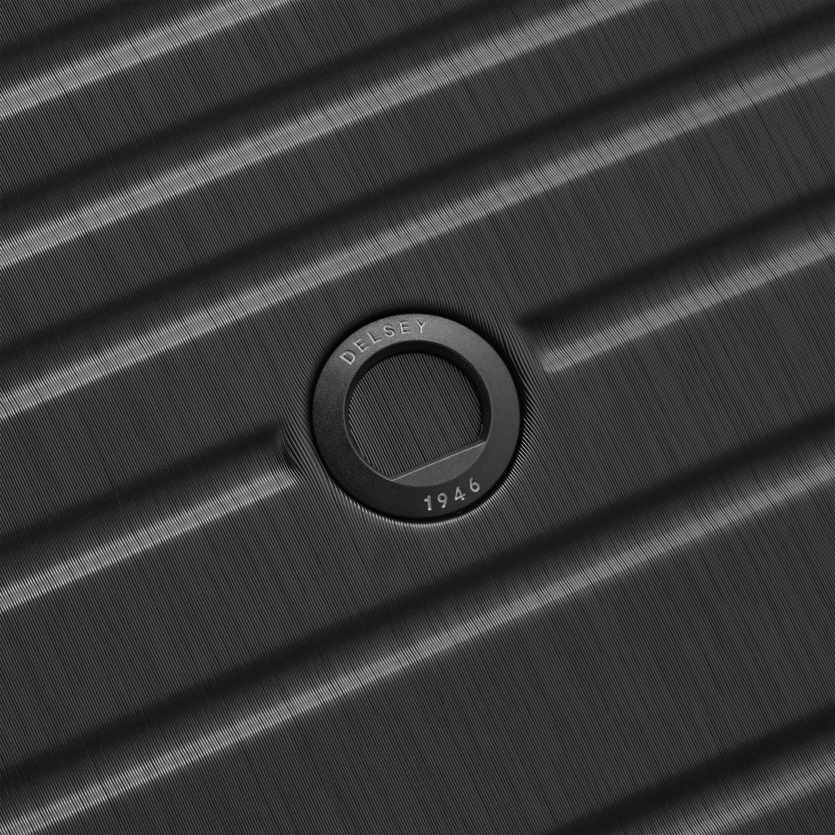 Delsey Cosmique Large Expandable Spinner in Black — detail view 3