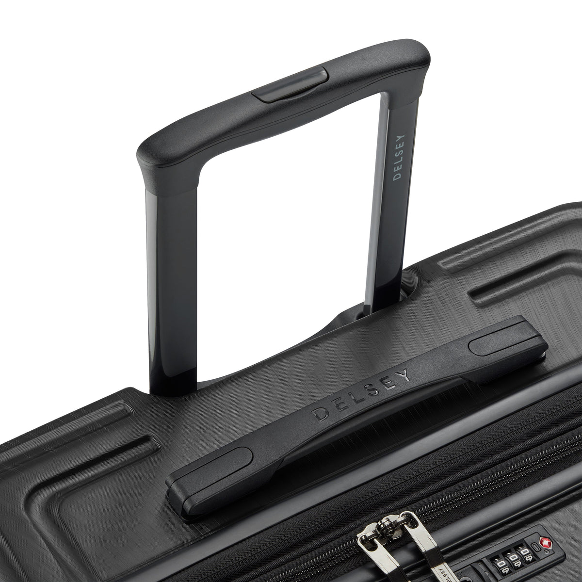 Delsey Cosmique Large Expandable Spinner in Black — detail view 4