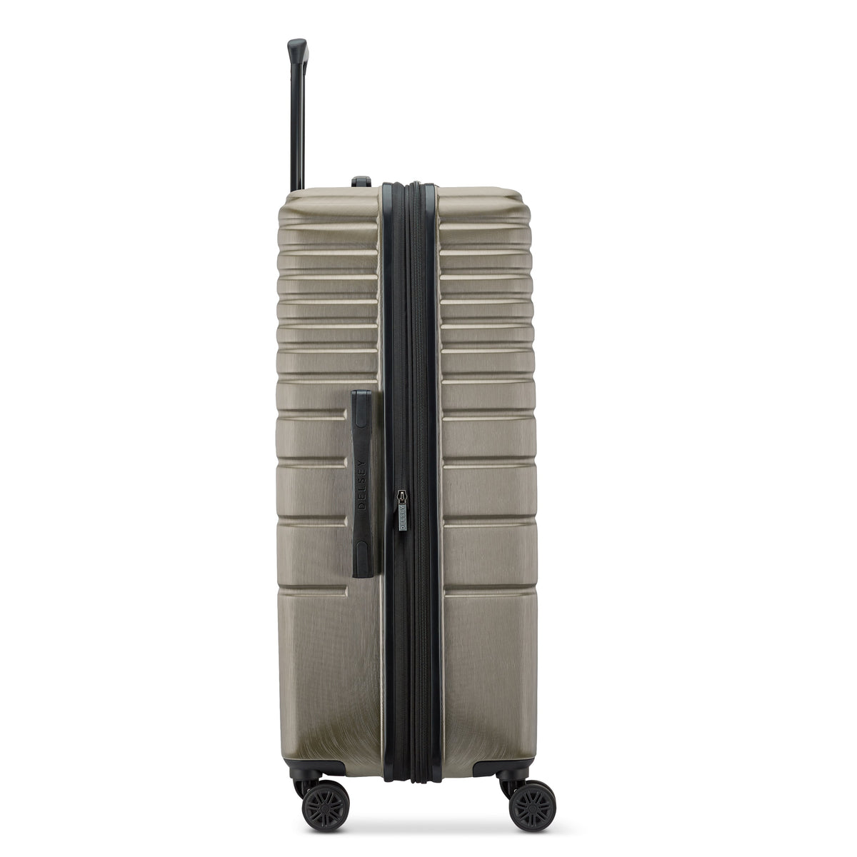 Delsey Cosmique Large Expandable Spinner in Beige — angle view 4