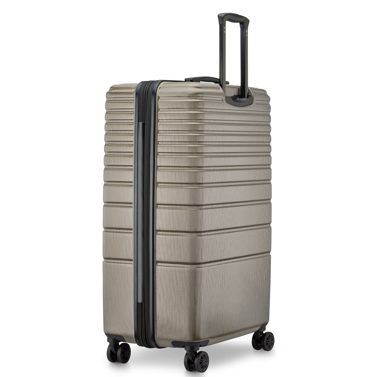 Delsey Cosmique Large Expandable Spinner in Beige — angle view 6