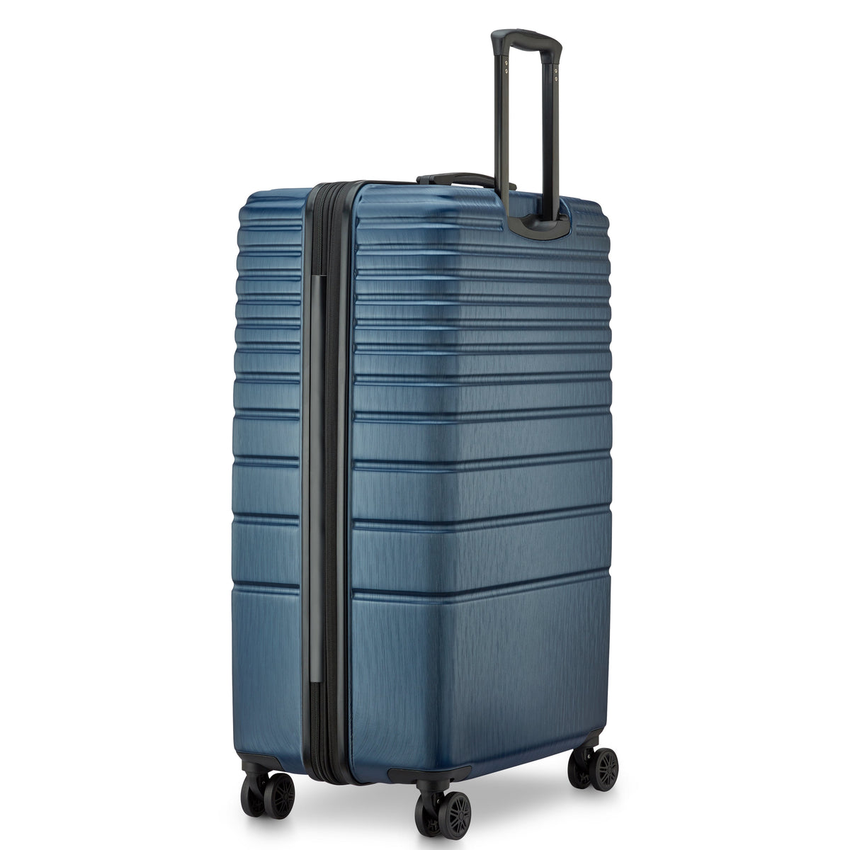 Delsey Cosmique Large Expandable Spinner in Deep Sea Navy — angle view 6