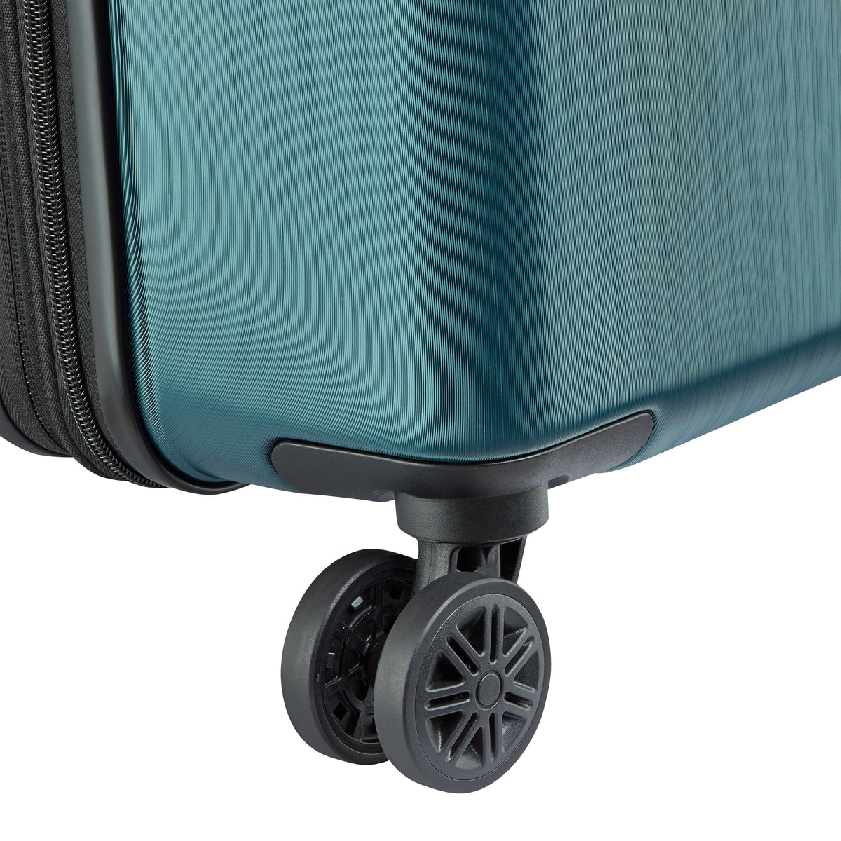 Delsey Cosmique Large Expandable Spinner in Dark Teal — detail view 2