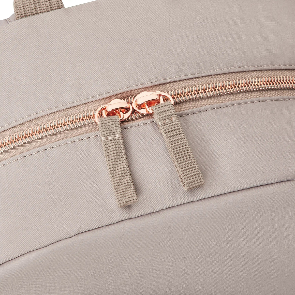 Delsey BTS Sunny Laptop Backpack in Beige — detail view 3 # color_Beige