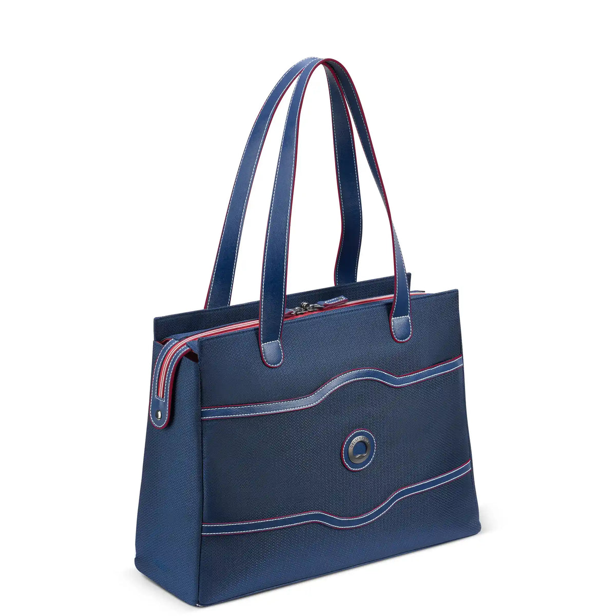 Delsey Chatelet Air 2.0 Shoulder Bag in Blue — front view # color_Blue