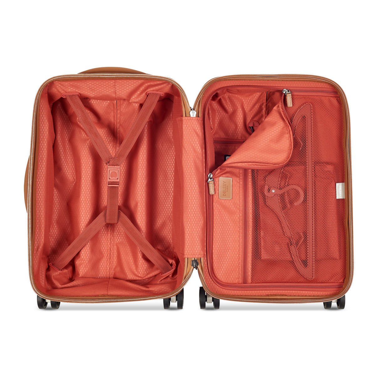 Delsey Chatelet Air 2.0 Carry-On Spinner in Angora — interior view