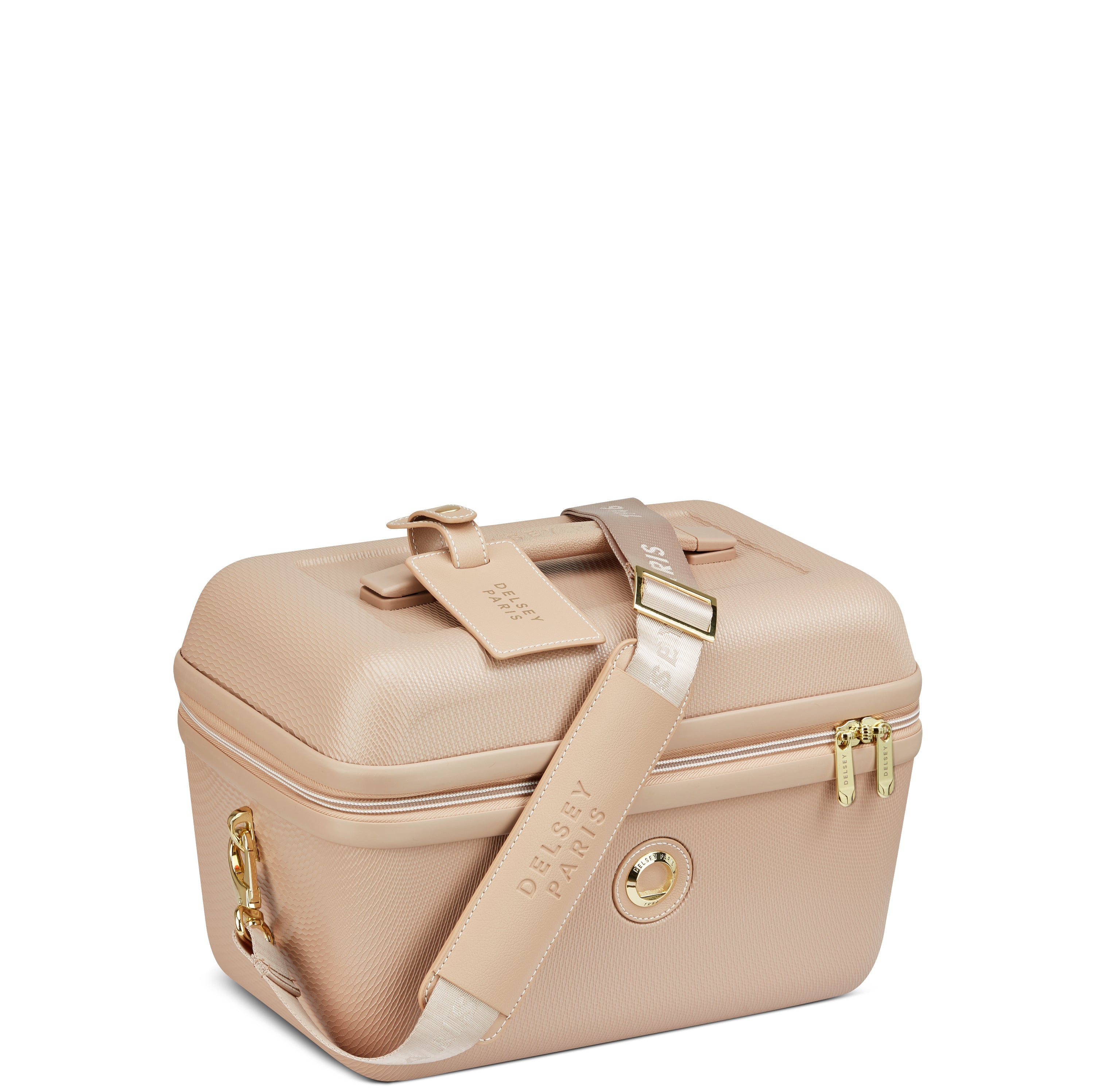 Delsey Chatelet Air 2.0 Beauty Case in Limited Edition Beige Rose — angle view 3
