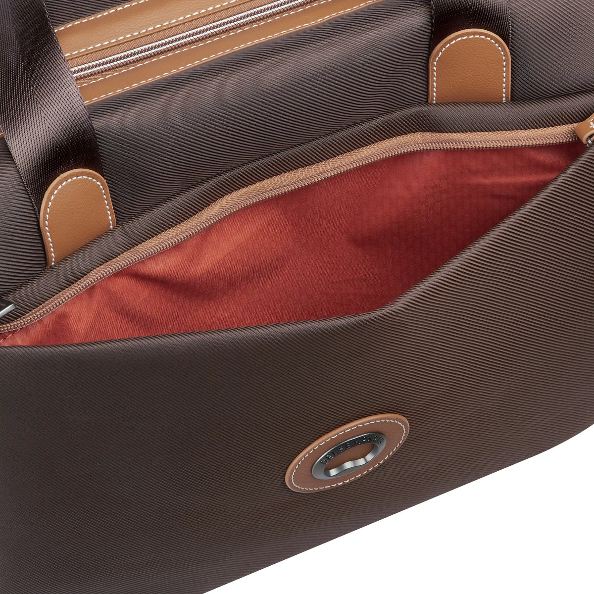 Delsey Chatelet Air 2.0 Weekender Travel Bag in Brown — interior view 3 # color_Brown
