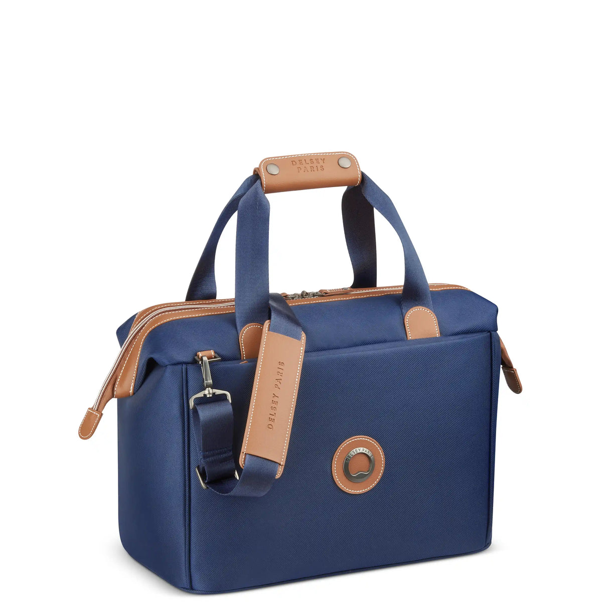 Delsey Chatelet Air 2.0 Weekender Travel Bag in Navy — front view # color_Navy