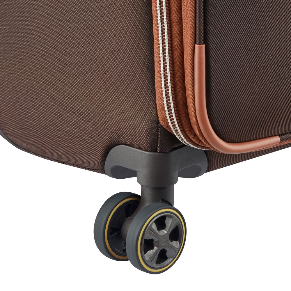 Delsey Chatelet Air 2.0 Softside Medium Expandable Spinner in Brown — detail view 2