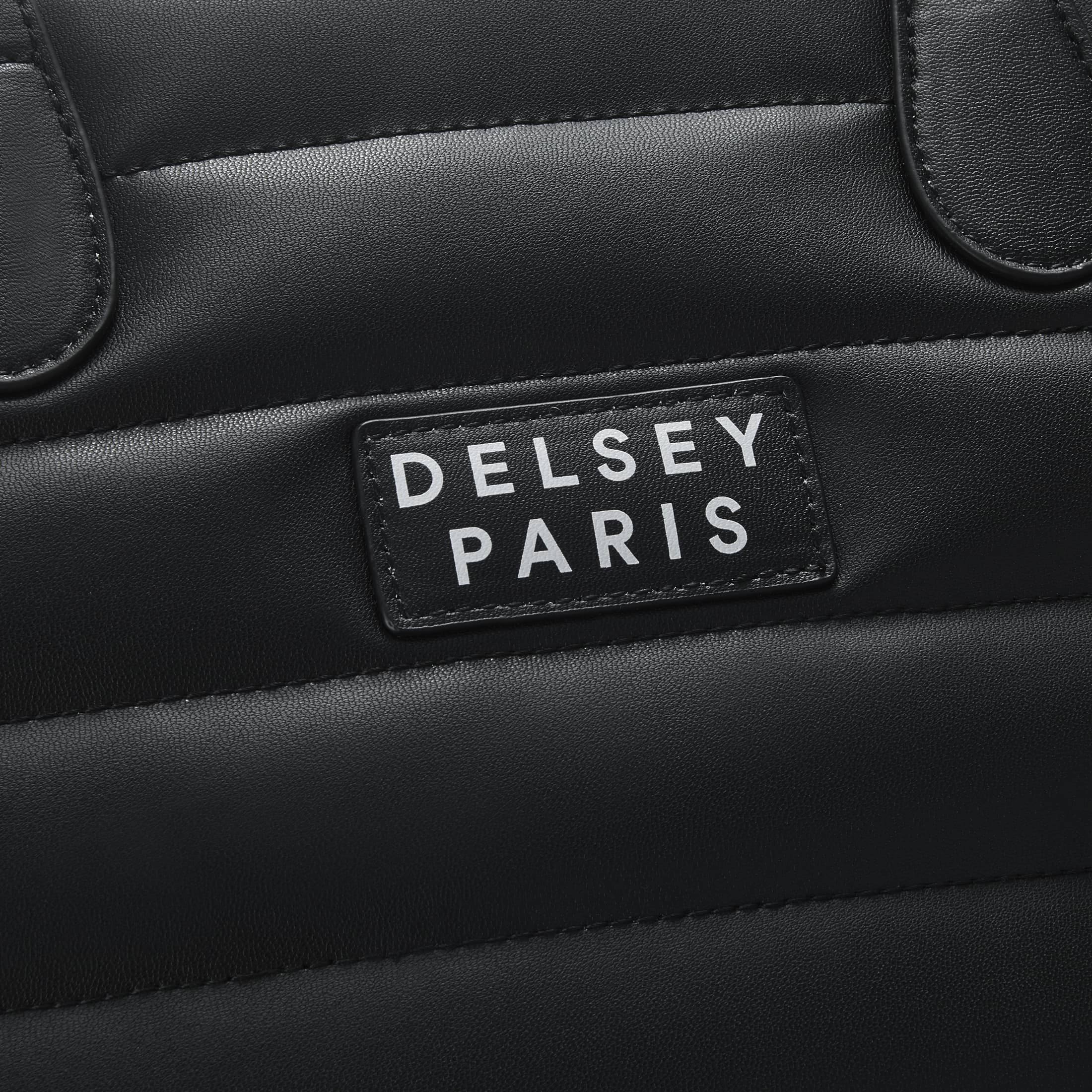 Delsey Cruise 3.0 Softside Tote Travel Bag with Laptop Pocket in Black — detail view 2 # color_Black