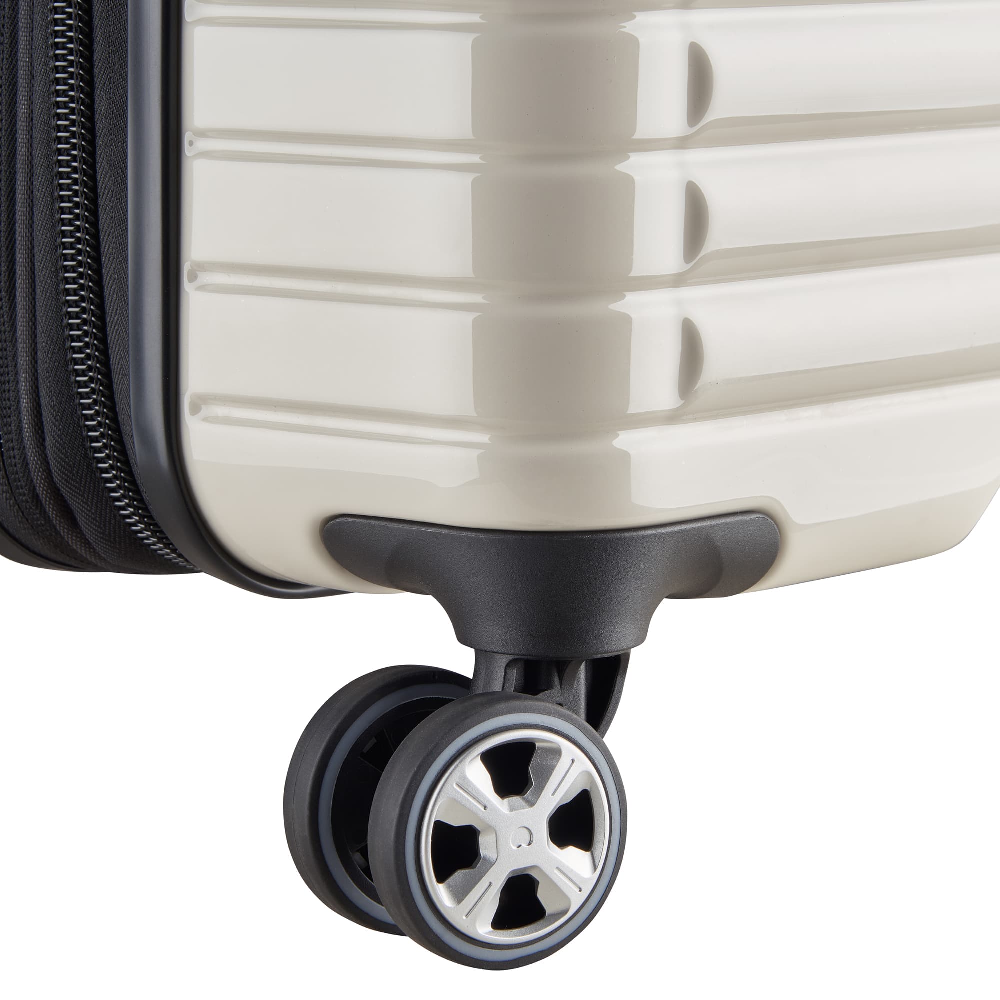 Delsey Cruise 3.0 Carry-On Plus Expandable Spinner in Ivory — detail view 3 # color_Ivory