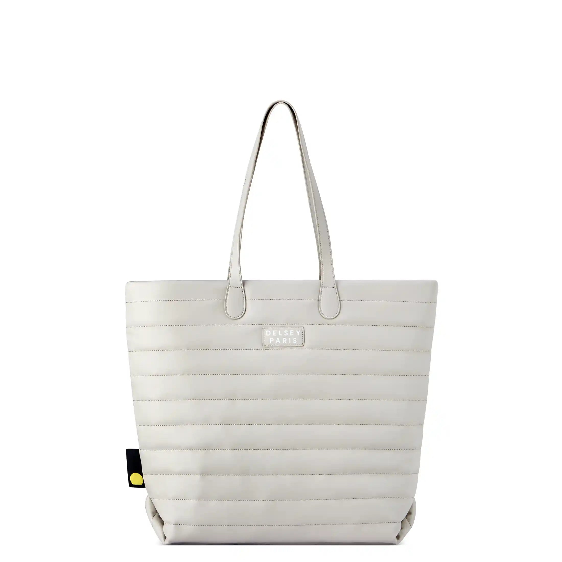 Delsey Cruise 3.0 Softside Tote Travel Bag with Laptop Pocket in Ivory — front view # color_Ivory