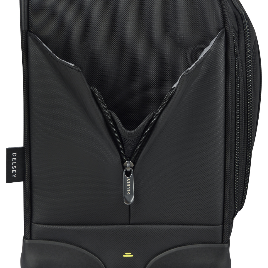 Delsey DLC Pro 4-Wheeled Underseater in Black — detail view # color_Black