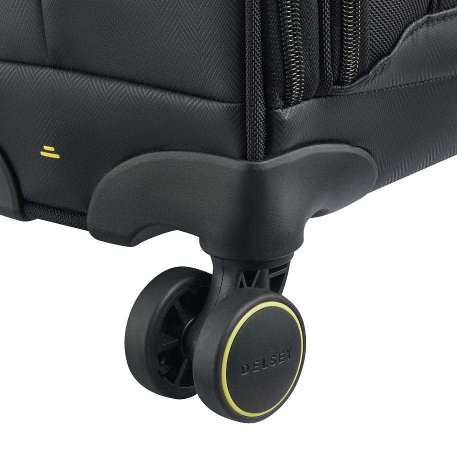 Delsey DLC Pro 4-Wheeled Underseater in Black — detail view 6 # color_Black