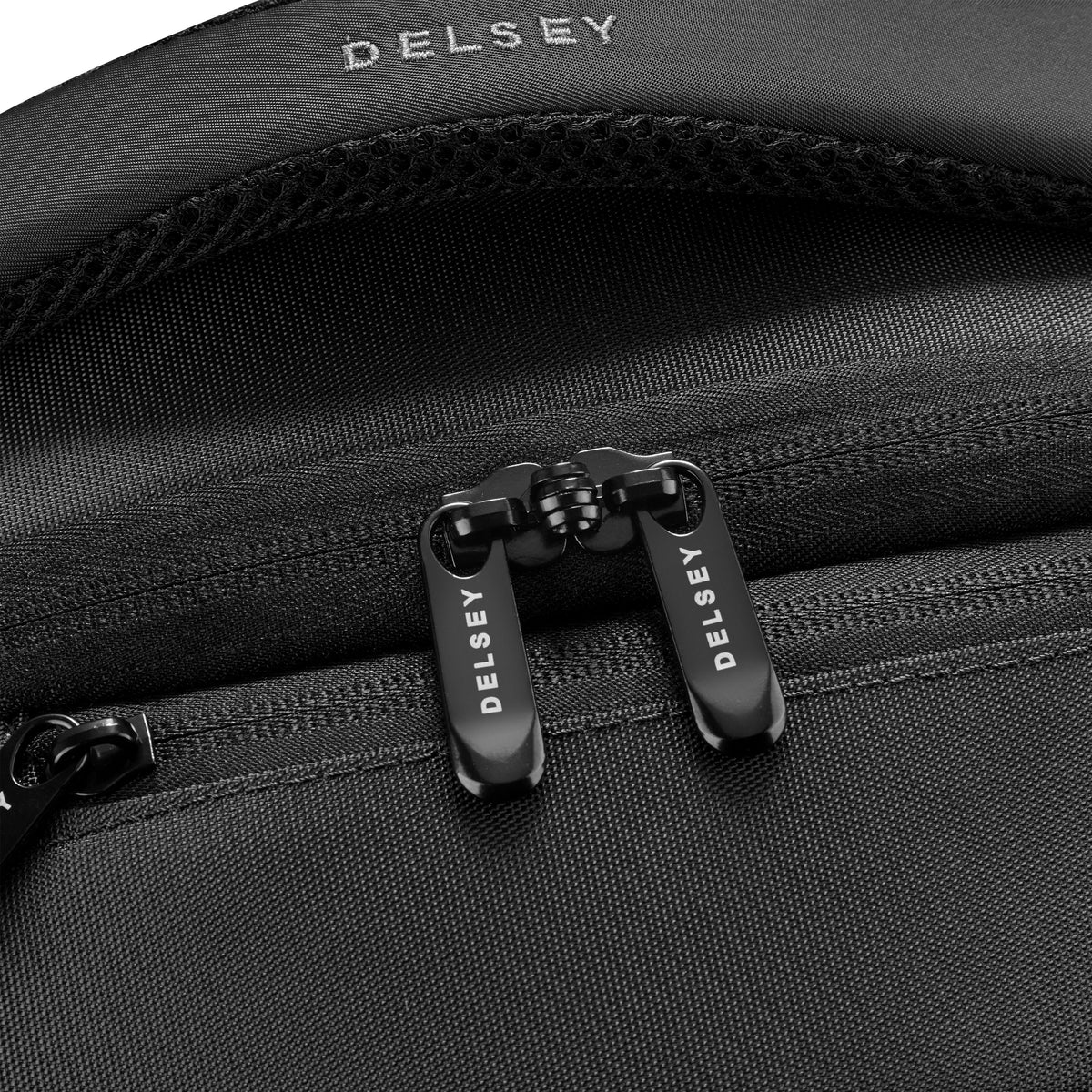 Delsey DLC 2.0 15-Inch Laptop Backpack in Black — detail view
