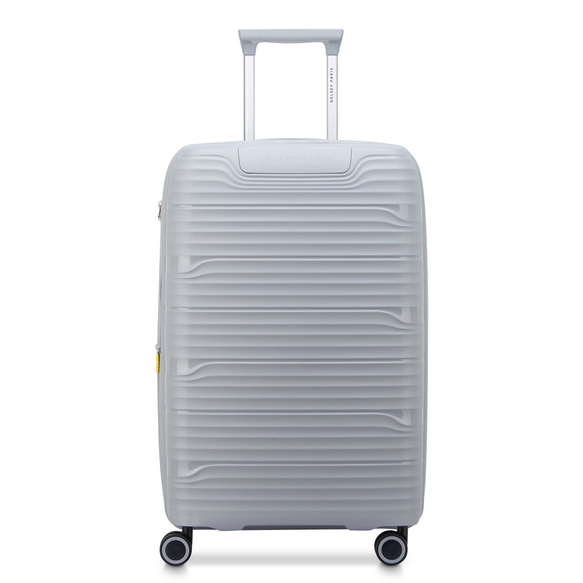 Delsey Dune Medium Expandable Spinner in Lunar Rock — front view 2