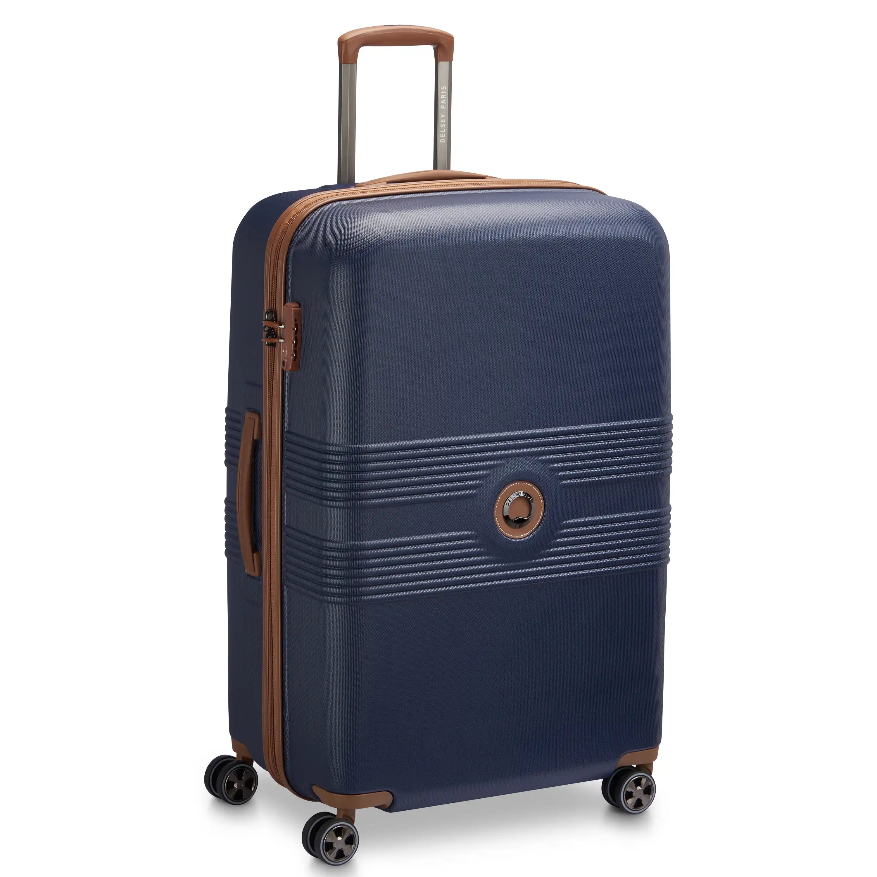 Delsey Flanerie SE Large Spinner in Navy — front view # color_Navy