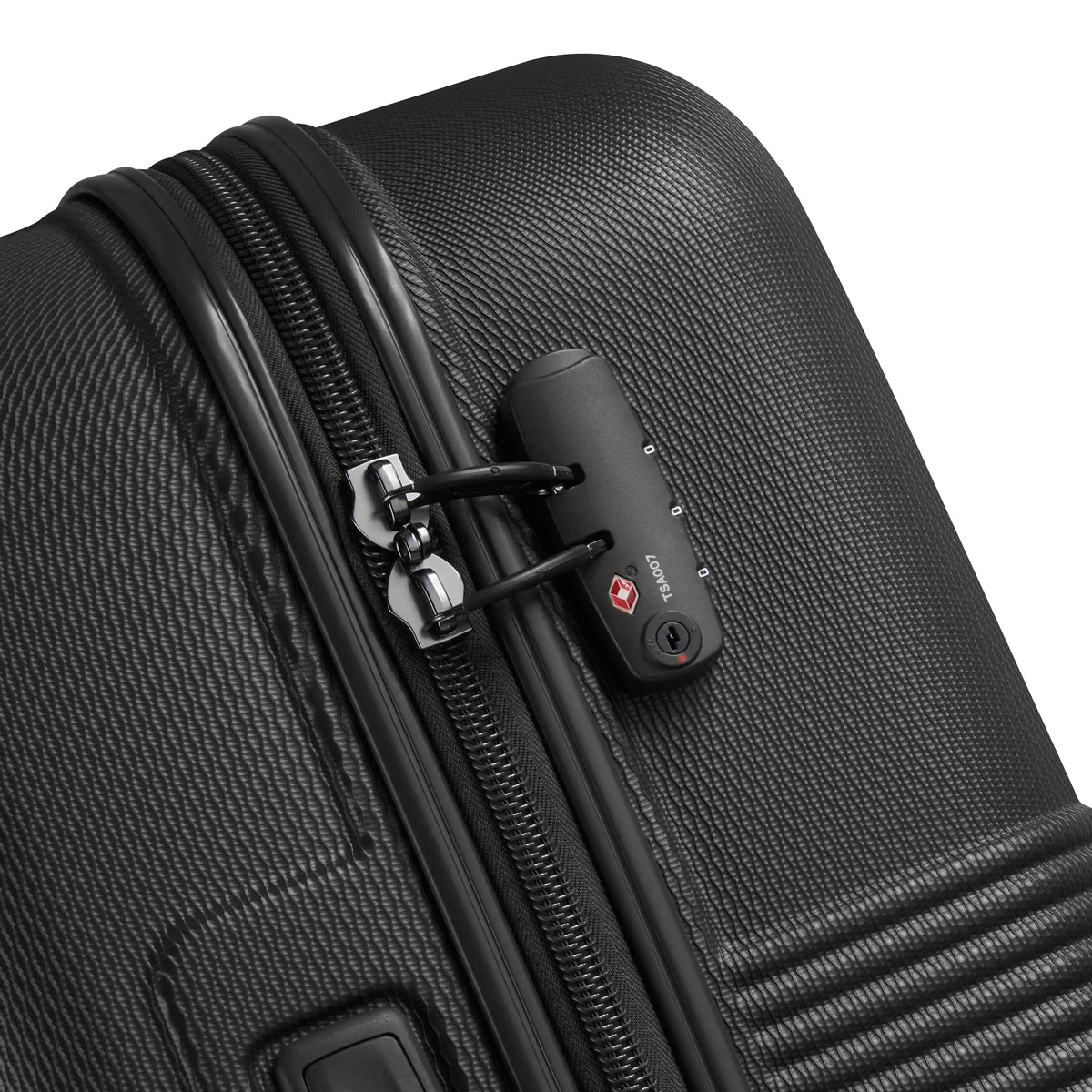 Delsey Flanerie SE Medium Spinner in Black — detail view 2 # color_Black