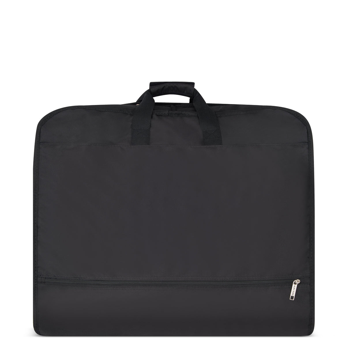 Delsey Helium DLX Carry-On Suit Garment Bag in Black — back view