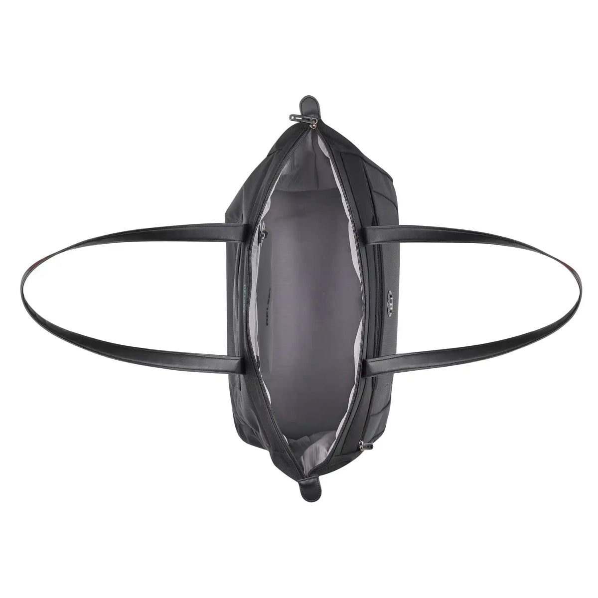 Delsey Helium DLX Weekender in Black — interior view # color_Black