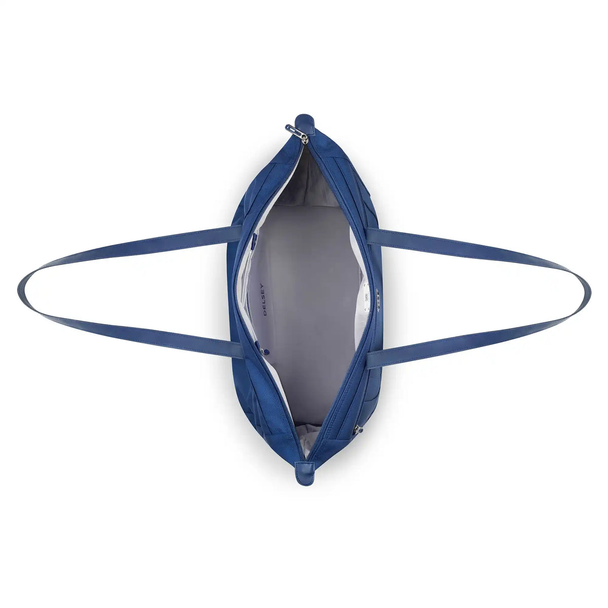 Delsey Helium DLX Weekender in Navy — interior view # color_Navy