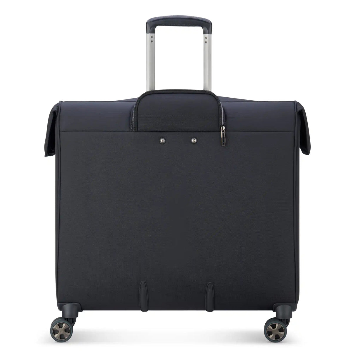 Delsey Helium DLX Large Rolling Garment Bag in Black — back view # color_Black