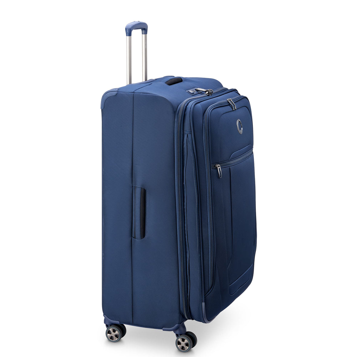 Delsey Helium DLX Large Expandable Spinner in Navy — angle view 3 # color_Navy