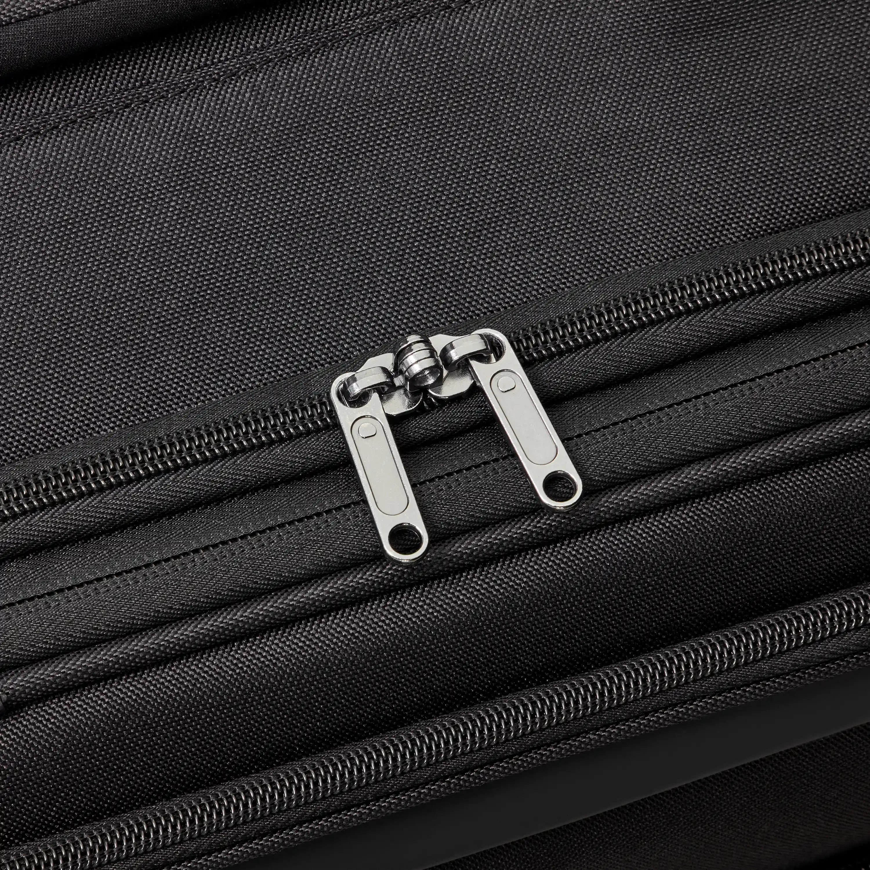 Delsey Sky Max 3.0 Carry-On Plus Expandable Softside Luggage in Black — detail view 3 # color_Black