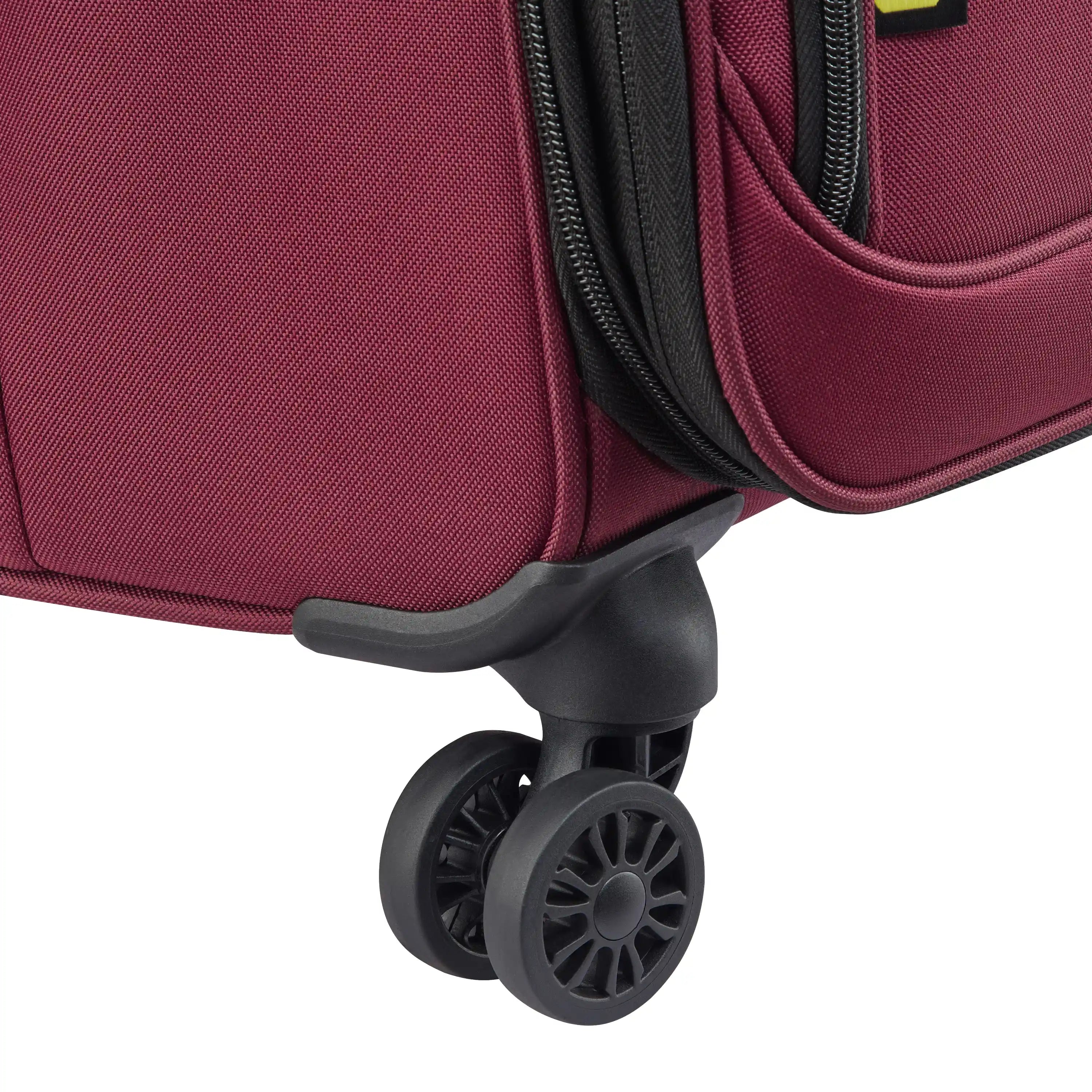 Delsey Sky Max 3.0 Carry-On Plus Expandable Softside Luggage in Burgundy — detail view 4 # color_Burgundy