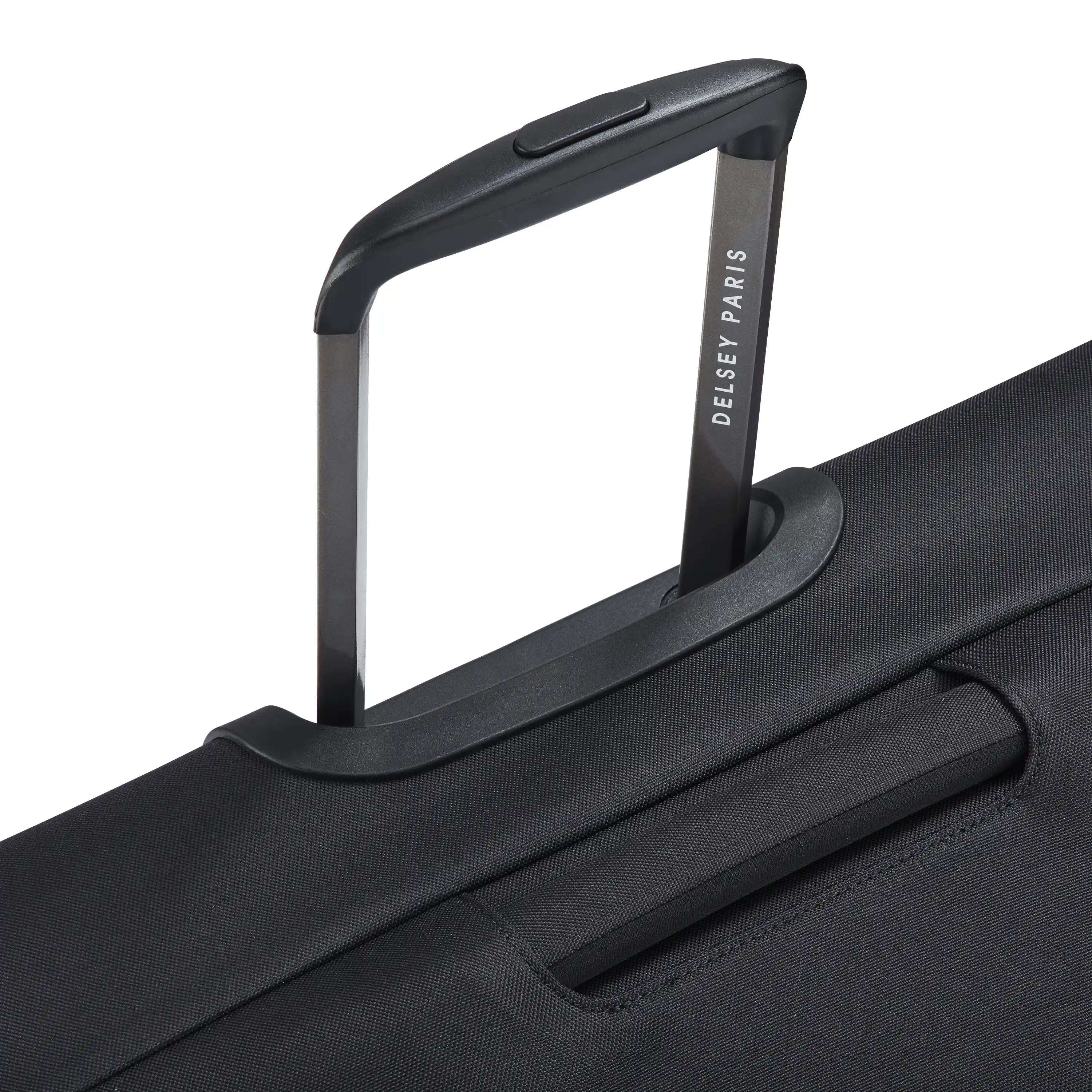 Delsey Sky Max 3.0 Large Check-In Expandable Spinner in Black — detail view # color_Black