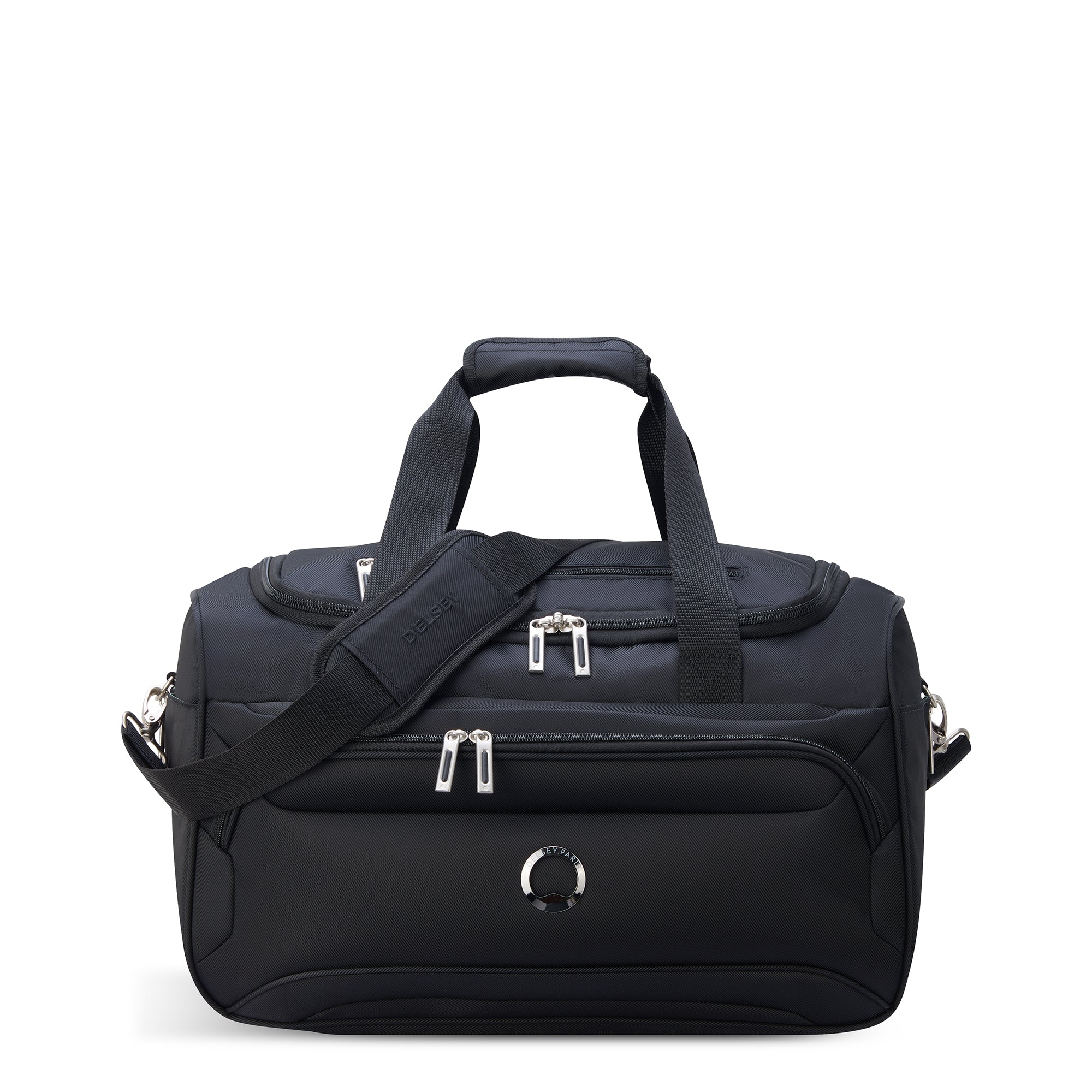 Delsey Sky Max 2.0 Carry-On Duffel Bag in Black — angle view 2