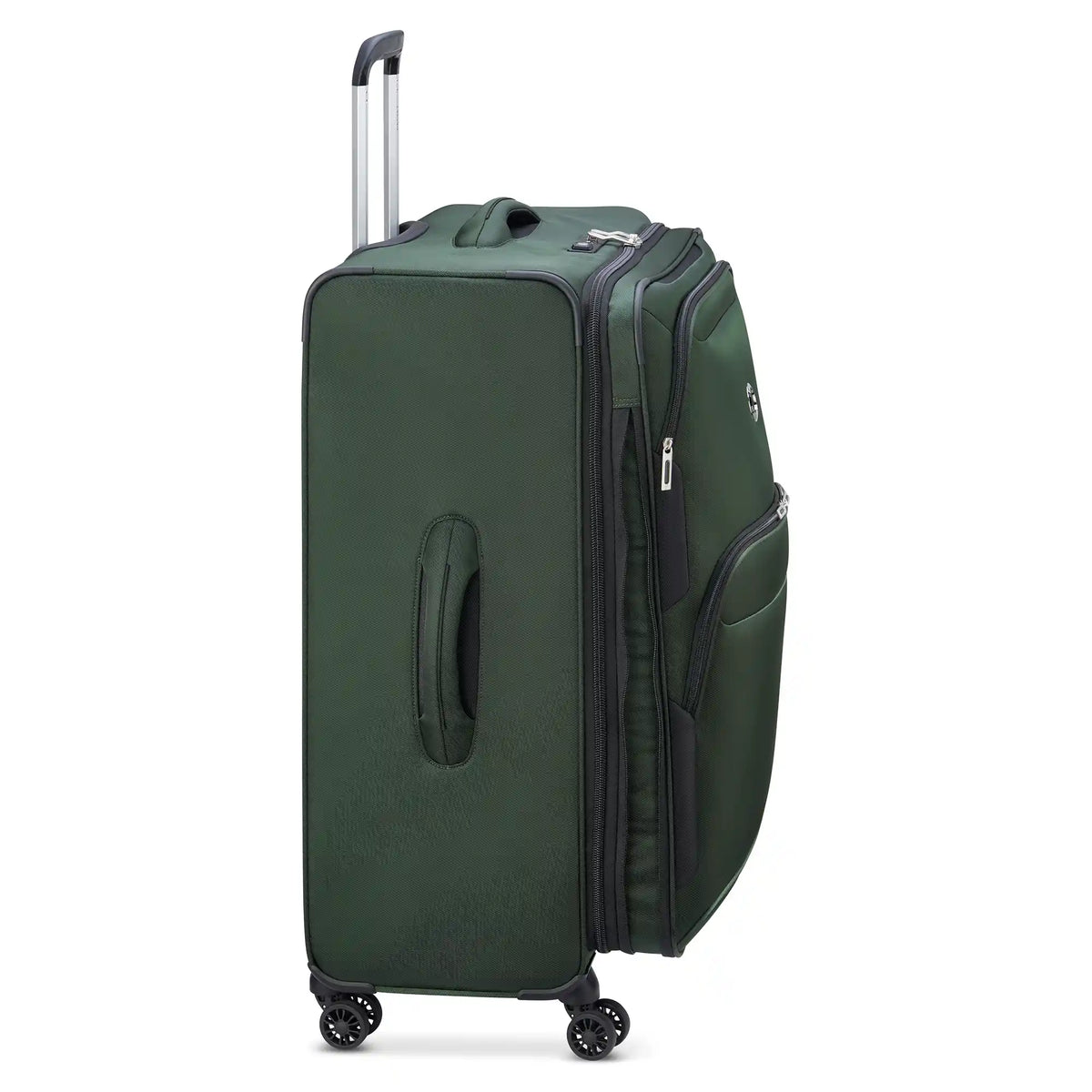 Delsey Sky Max 2.0 Large Expandable Spinner in Green — angle view 3 # color_Green