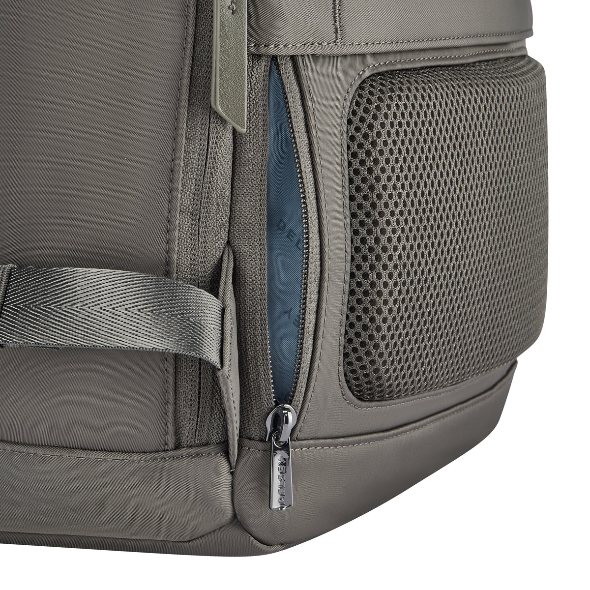 Delsey Victoire 15.6-Inch Laptop Backpack in Taupe — detail view 4