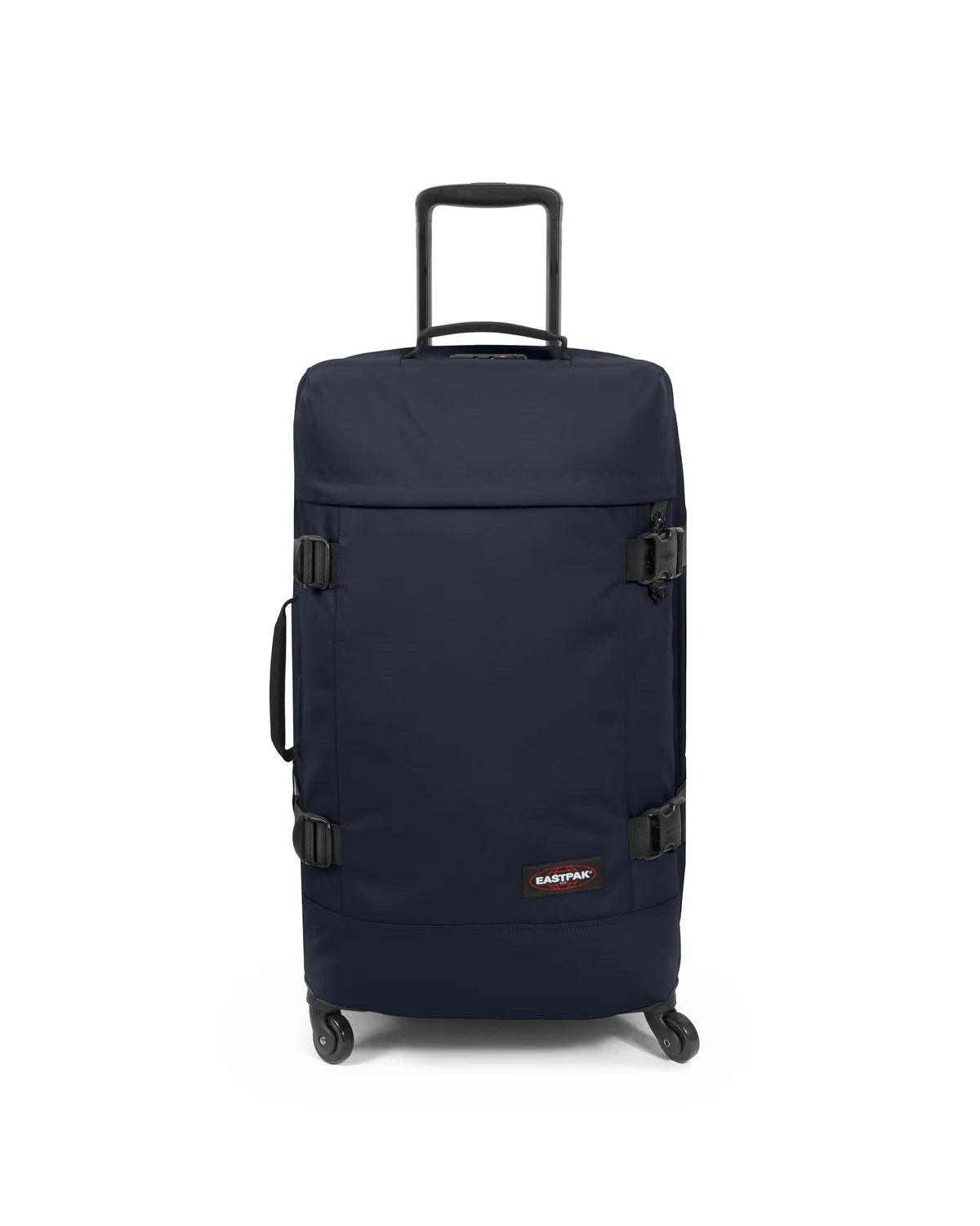 Eastpak Trans4 Medium Spinner Luggage | 68 L – navy, three-quarter view