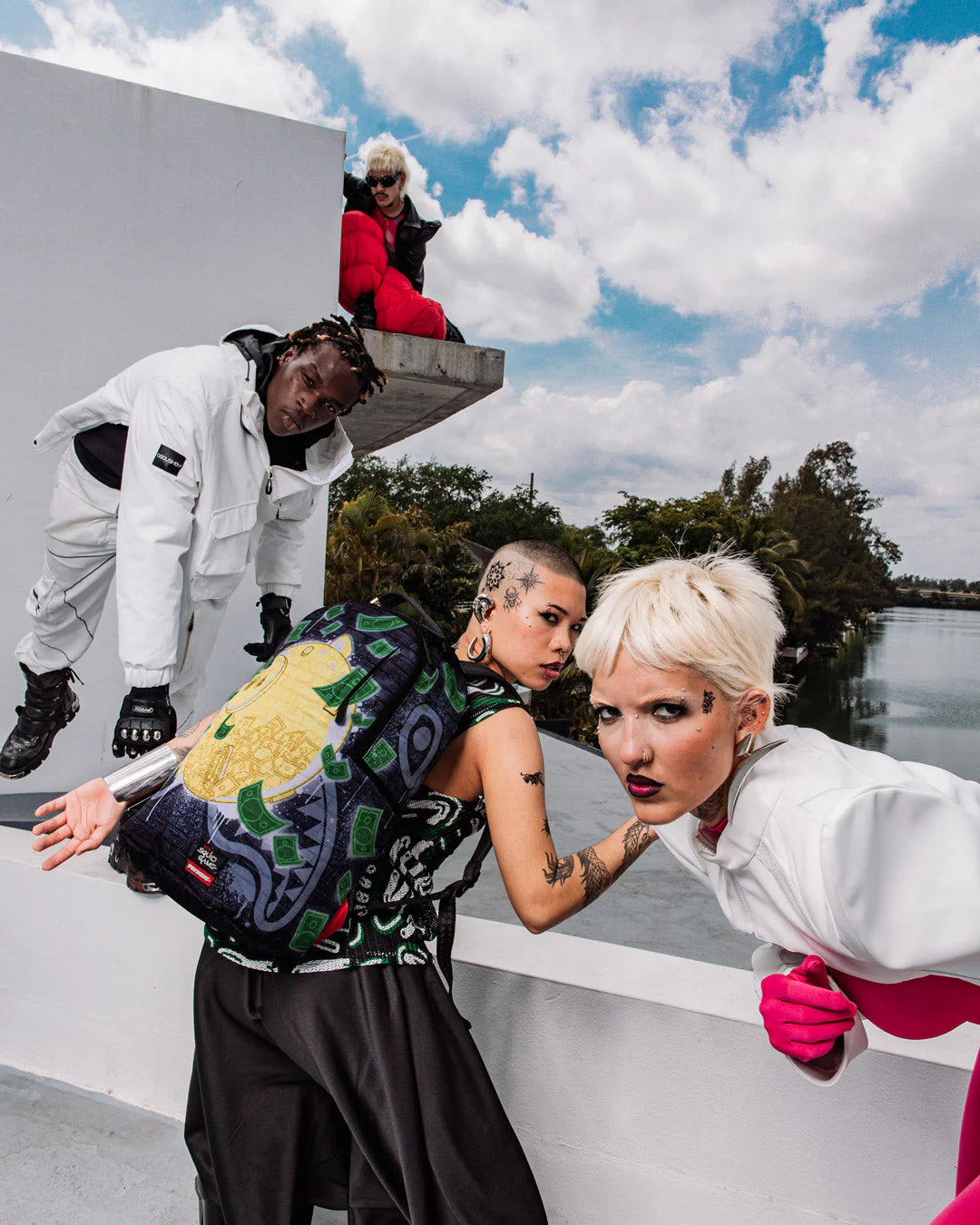 Sprayground Squid Game Collab Big Stacks Backpack, view 12