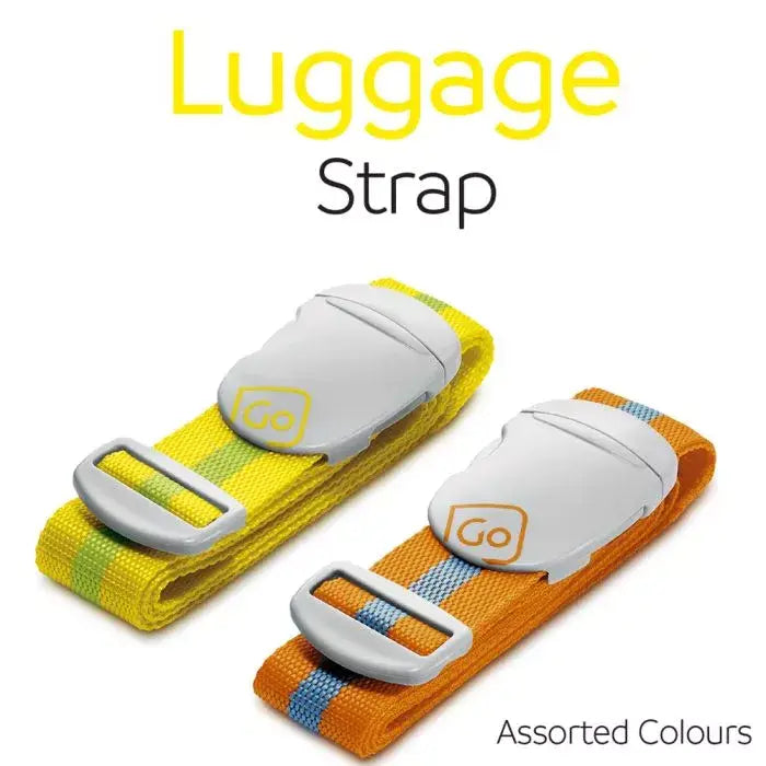 Go Travel Luggage Strap – assorted bright colours