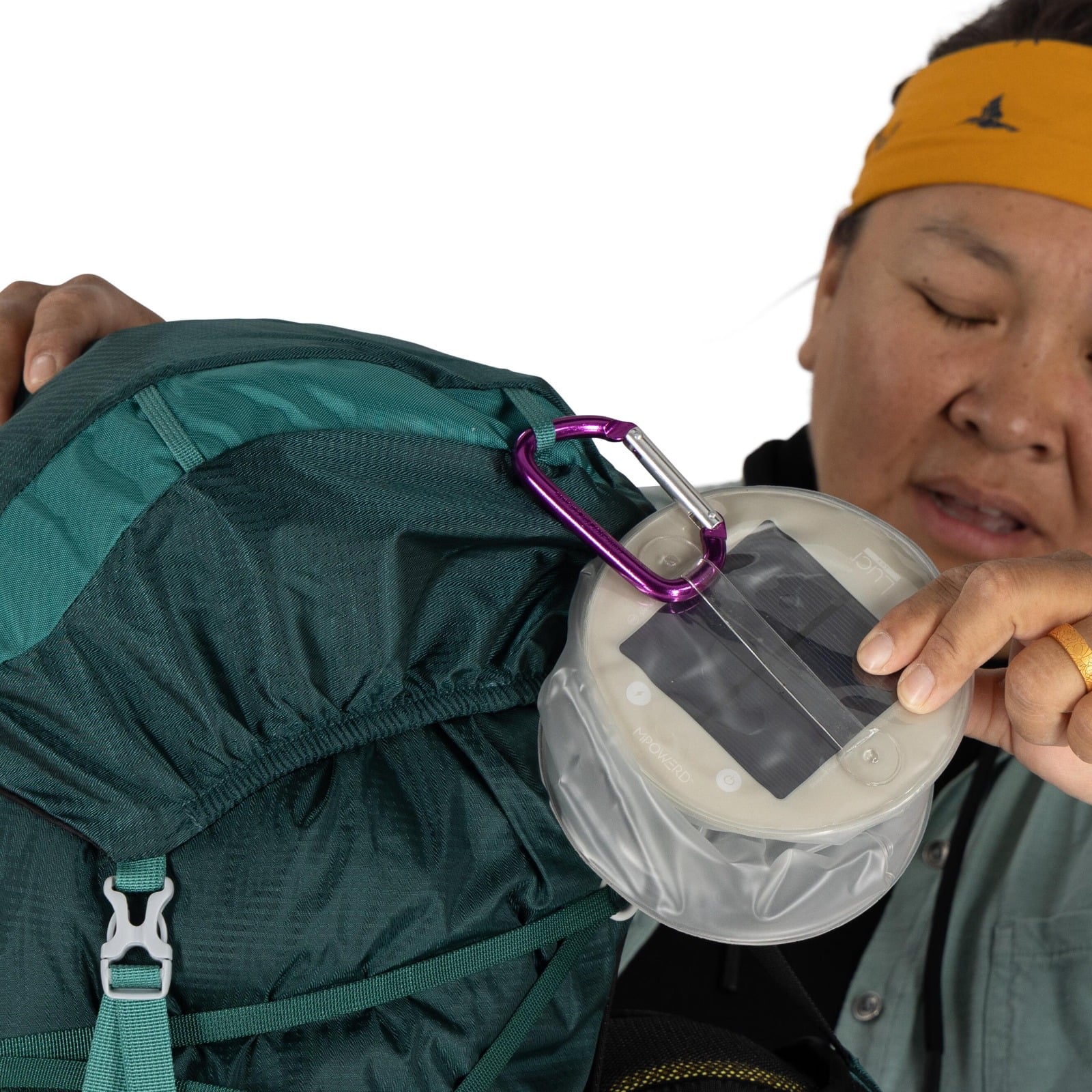 Osprey Eja 58 Extended Fit Women's Backpacking Pack 58L in Deep Teal — detail view 15