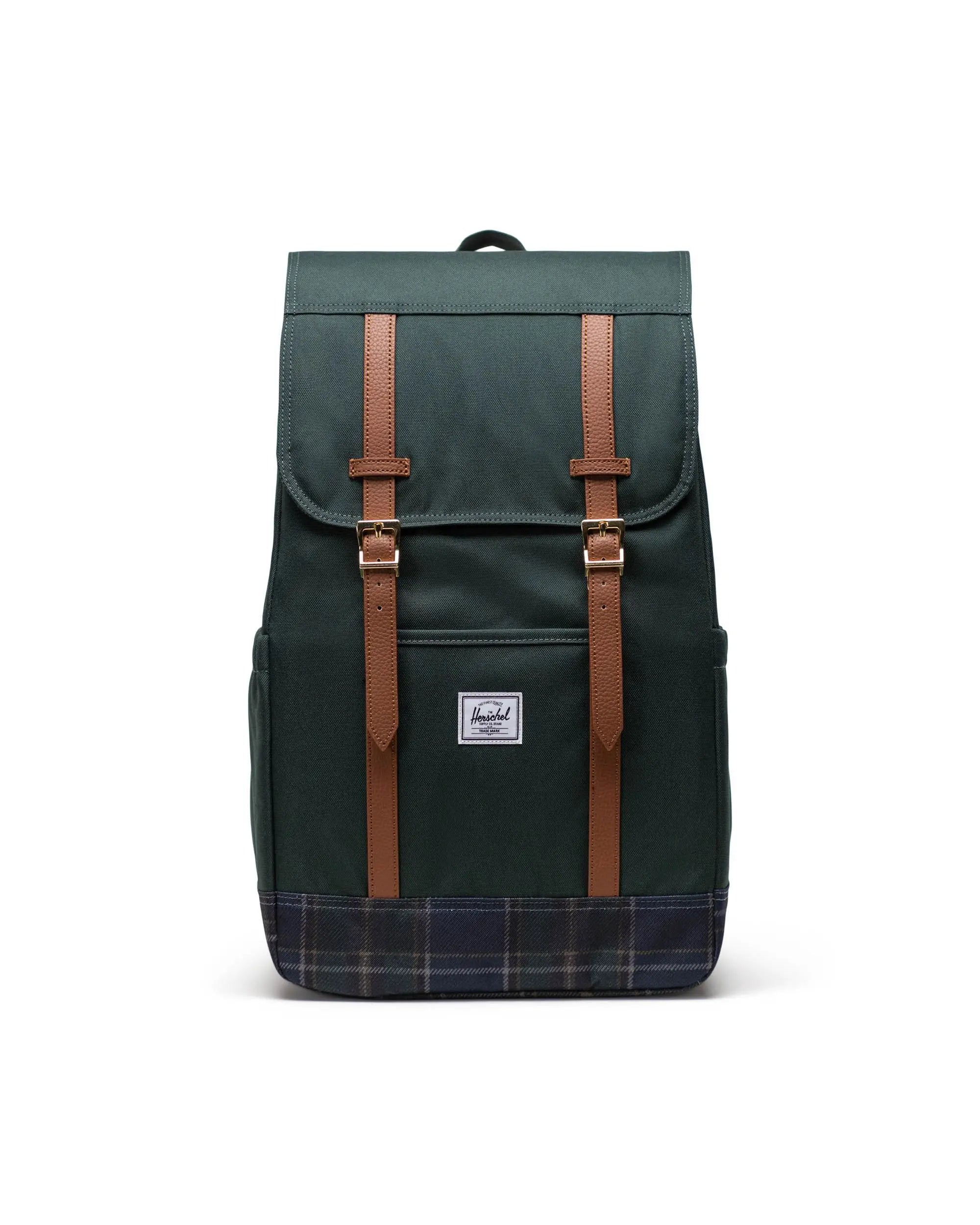 Herschel Retreat Backpack 23L Darkest Spruce Winter Plaid