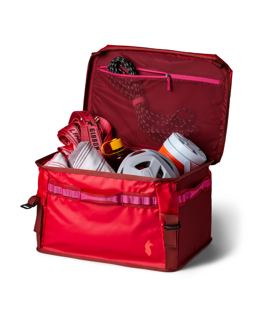 Cotopaxi Allpa 60L Gear Hauler Box in Spicy — angle view 2