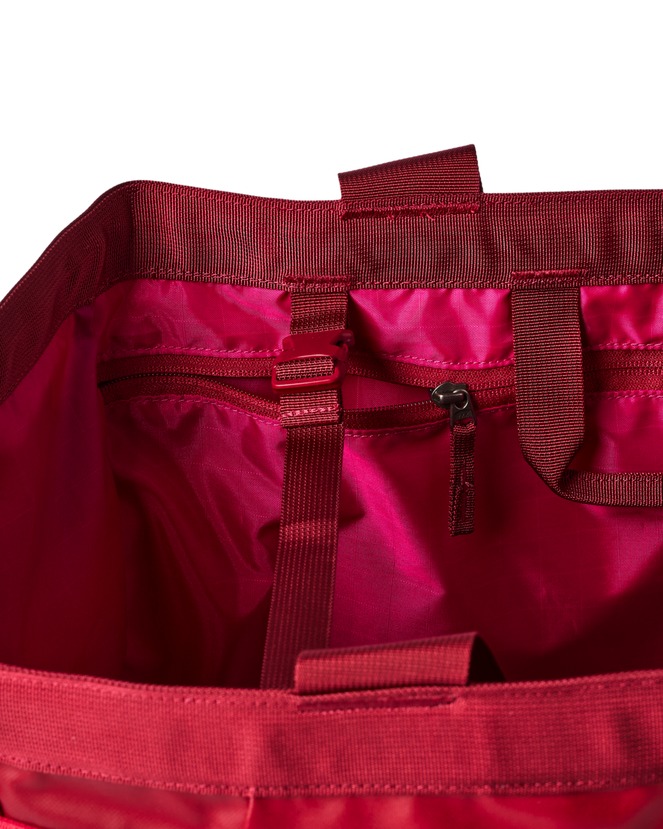 Cotopaxi Allpa 60L Gear Hauler Tote in Crimson — angle view 3